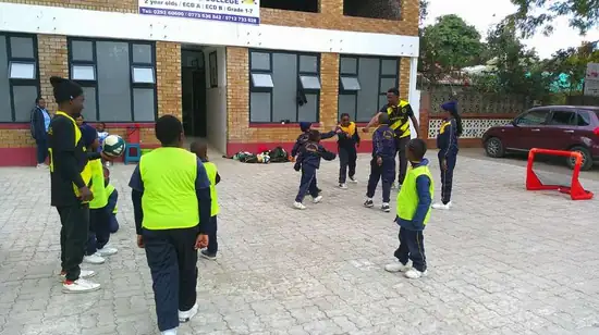 Soccer practice outside school